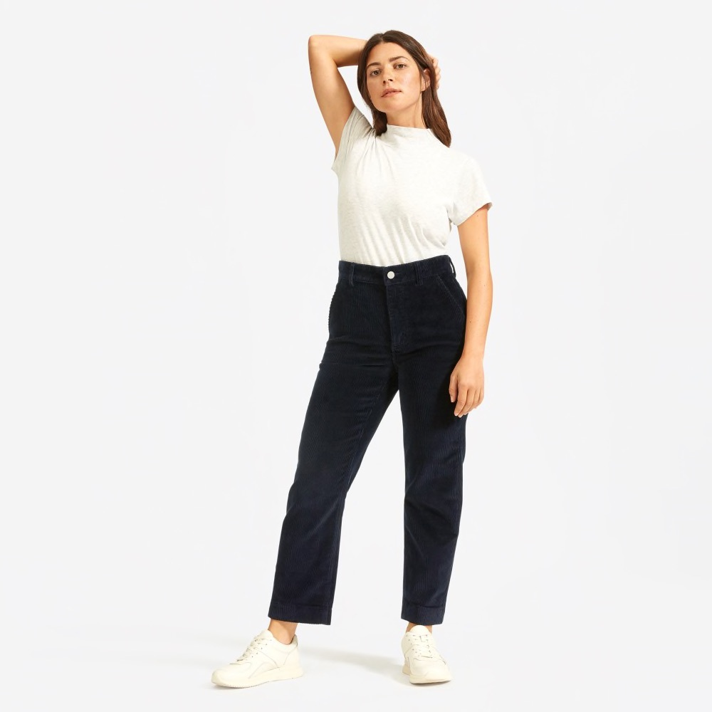Everlane Straight Leg Crop Corduroy